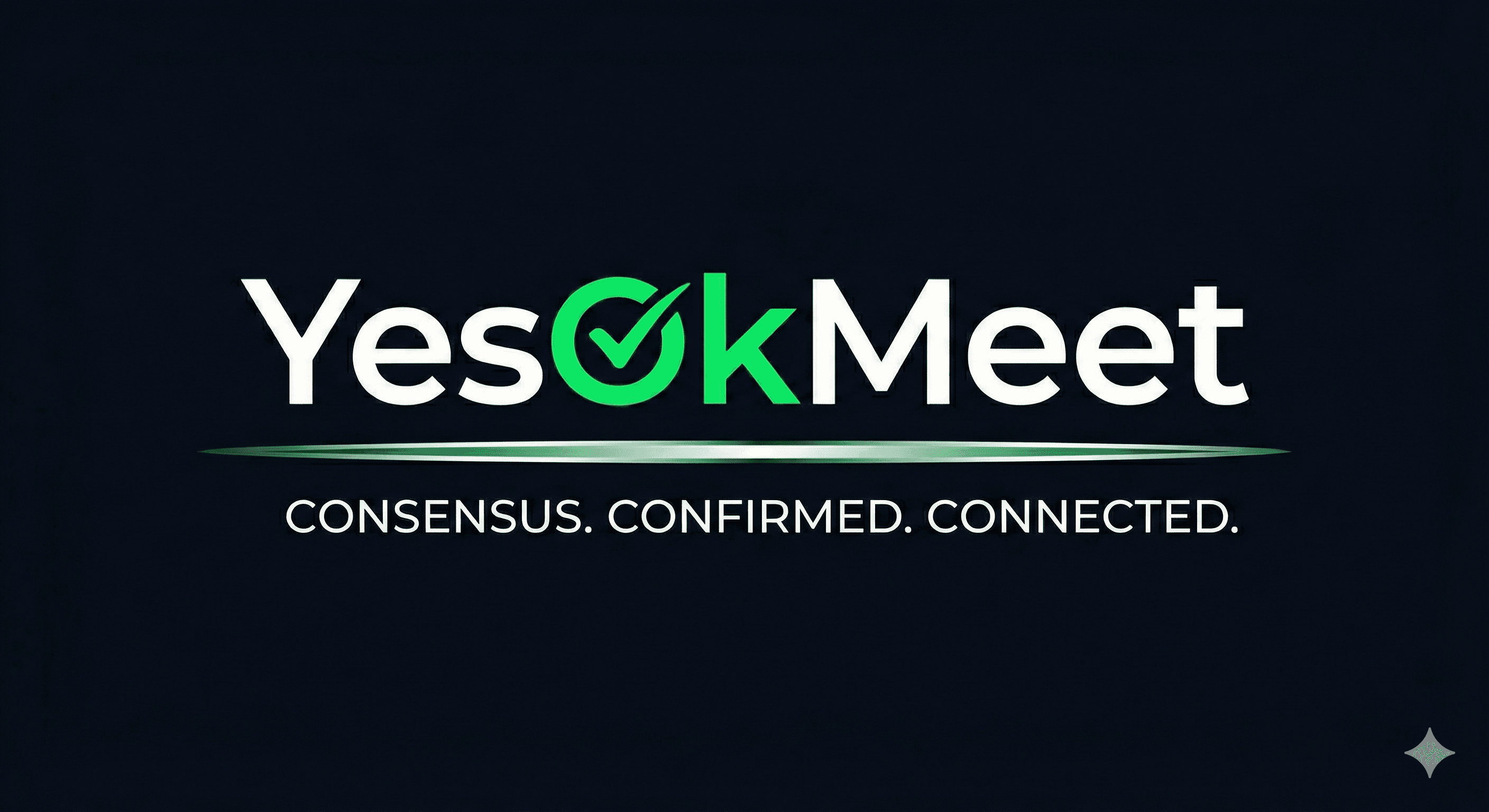 YesOkMeet brand visual